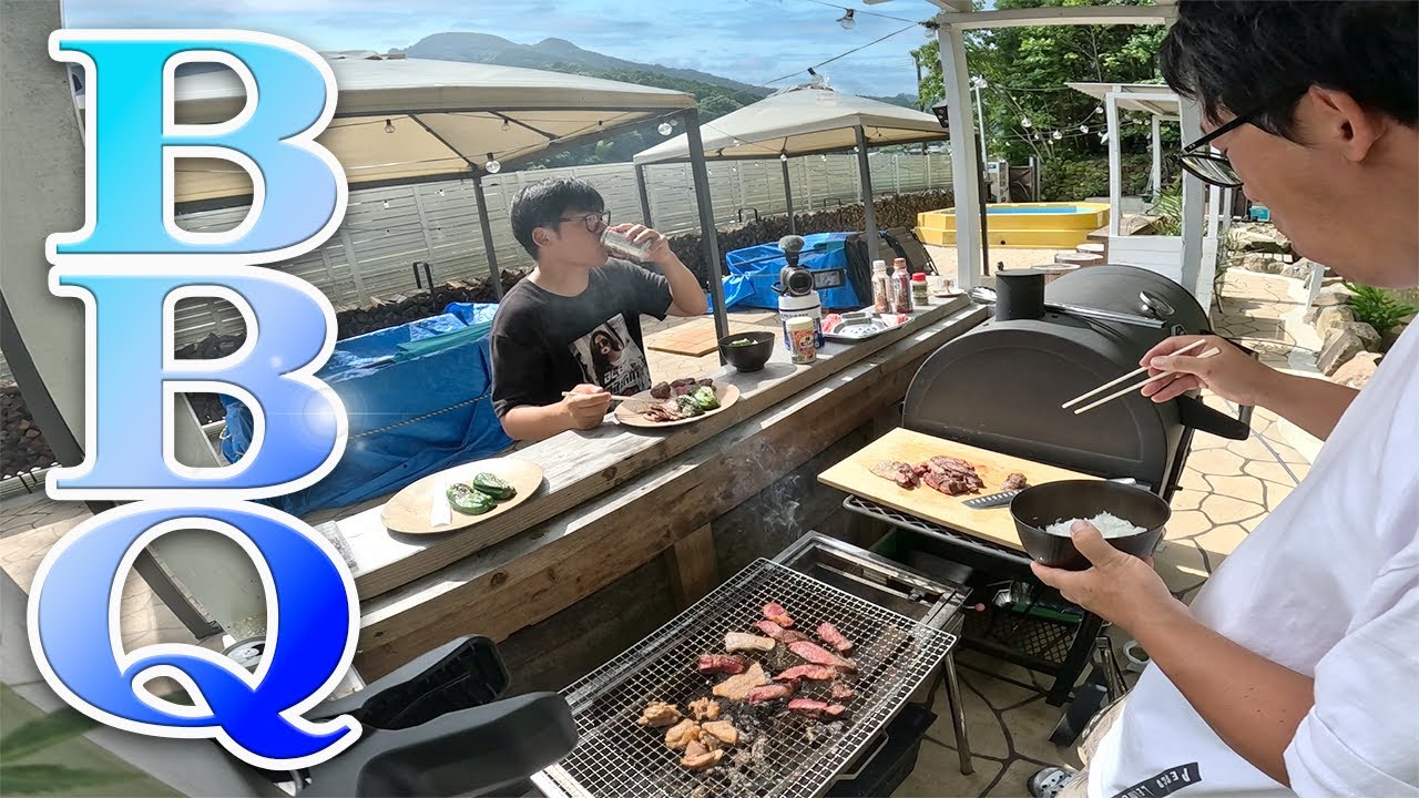 山で分厚いステーキとキンキンに冷えたビールでBBQ‼️EENOUR D18