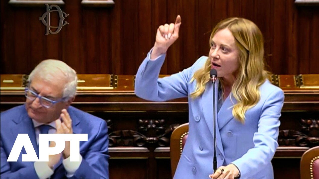 Giorgia Meloni discusses Italy and European Union policy