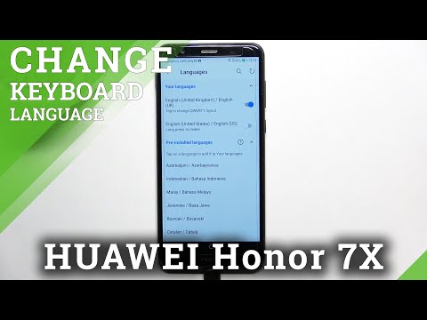 How to Change Keyboard Language on HONOR 7X – Switch Current Keyboard Language