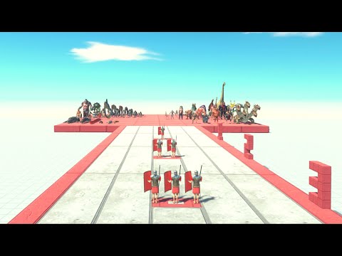 All Units Romanus Test [Without Flying Units] ARBS | Animal Revolt Battle Simulator
