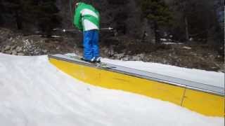 preview picture of video 'Timo Maszewski & Pacome Coiffard - Freestyle skiing - Jibbin' in Vars - Young skiers'