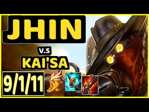 SARKIS (JHIN) vs KAI'SA - 9/1/11 KDA BOTTOM ADC GAMEPLAY - BR Ranked GRANDMASTER