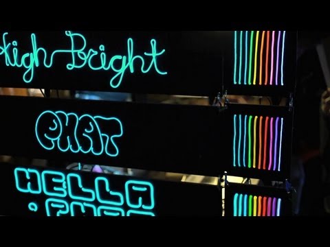 EL Wire on Display and For Sale: Cool Neon