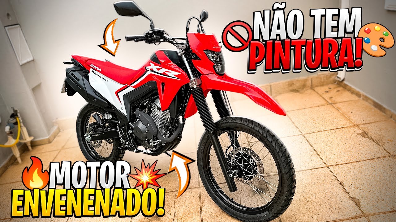 NOVA TORNADO 300 EM DETALHES, MOTOR ENVENENADO, NÃO TEM PINTURA, A HONDA NOS ENGANOU😭