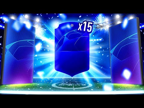 15 x NEW UCL PLAYER PACKS - FIFA 19 ULTIMATE TEAM