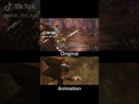 Sonic Cutscenes Comparison  #sonicandtheblackknight #sonic #shadowthehedgehog #3danimation #shadow