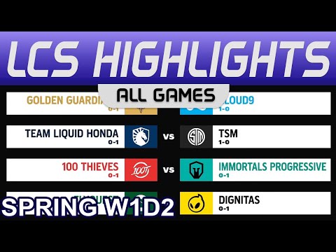LCS Highlights Week1 Day2 LCS Spring 2023 All Games By Onivia