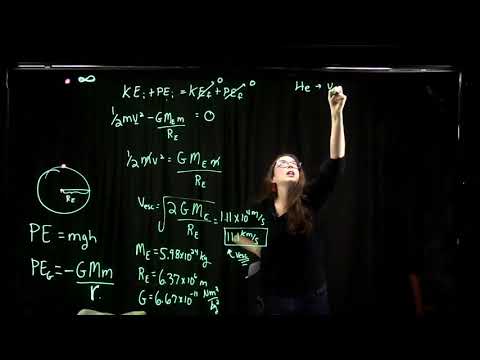 PHY 221 - Escape velocity and rms velocity of a gas