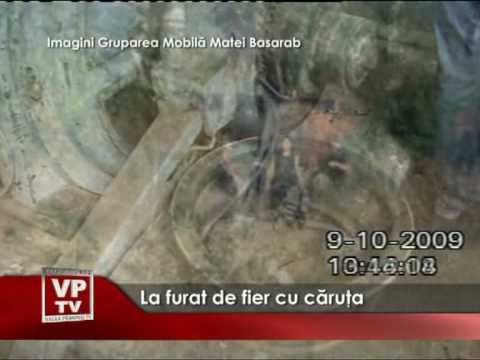 La furat de fier cu caruta