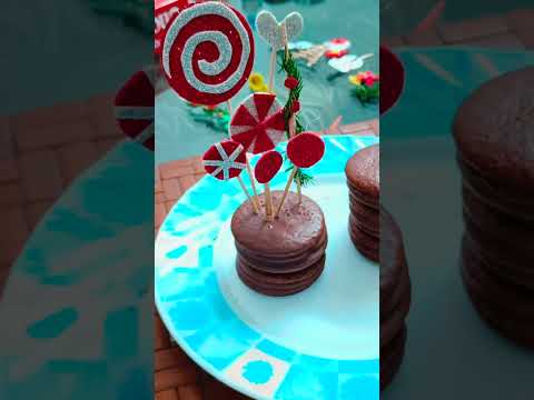 Christmas Cake Decoration Idea || Lotte Coco Pie Cake || 😍