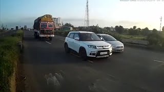 Highway Accident 2018 Hyundai CRETA SUV full video