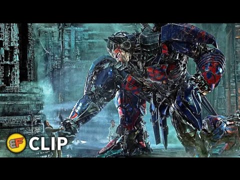 Nemesis Prime "Give Me The Staff, Human" Scene | Transformers The Last Knight 2017 Movie Clip HD