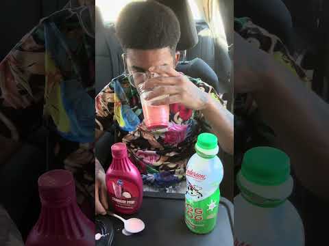 I Mixed Eggnog with Strawberry Syrup 💀 Heaven or Holiday Regret? 😂 Watch Till the End!