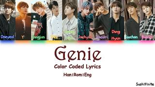 Golden Child- Genie Color Coded Lyrics Han|Rom|Eng