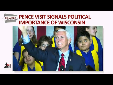 WisEye Morning Minute: Pence Visit Signals Wisconsin's Political Importance