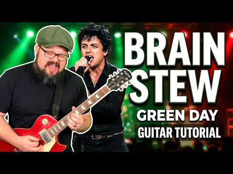 Green Day Brain Stew Guitar Tutorial | Beginner Friendly