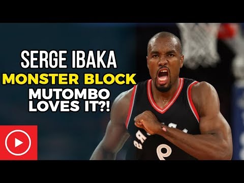 Serge Ibaka finger wags after blocking Alex Len and Dikembe Mutombo loves it Highlights