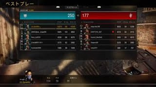 【COD BO4】野良ハーポ114kill 12000スコア