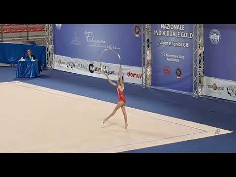 EMILY CERCHIO - Ginnastica Ritmica Padova - CAMPIONATO NAZIONALE INDIVIDUALE GOLD 2025