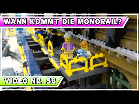 Die ersten Fahrgäste für die Monorailbahn | Meine Lego Stadt (New York & Marvel) Video Nr.: 58