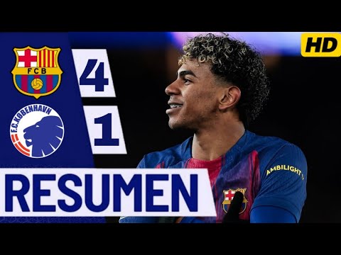 Barcelona vs Copenhagen (4-1) Resumen y Goles UEFA Champions League