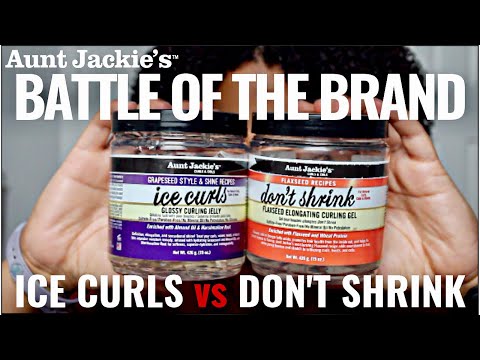 *NEW* Aunt Jackie's Ice Curls Glossy Curling Jelly vs.