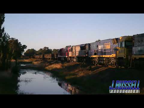 6MW2 Pacific National Steel Train - Henty - 19-02-2021