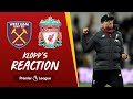 Klopp's Reaction: Origi update, Hammers thoughts and season targets | West Ham vs Liverpool