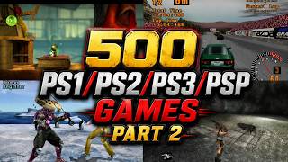 PlayStation Madness! 500 Random PS1/PS2/PS3/PSP Games in 30 Minutes PART 2