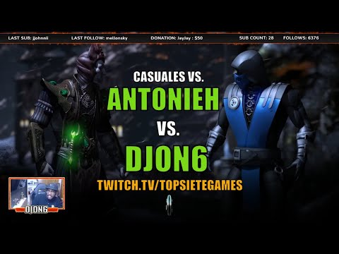 MKXL - CASUALES DJON6 VS ANTONIEH - Sub-Zero,Shinnok, Quan-Chi - Mortal Kombat XL
