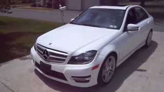 preview picture of video 'A short little tour of my aunts new C-Class!'