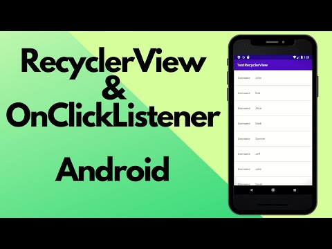 RecyclerView OnClickListener to New Activity Android Studio | Beginner's Guide