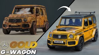 Abandoned Mercedes Benz G Wagon into 24k Gold Brabus | 100th Video