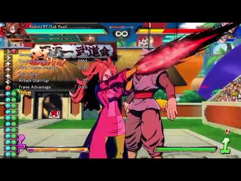 DBFZ Lab coat 21 mid screen zero bar TOD