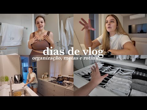Vlog com rotina, organização, papo sobre metas do ano e jantar saudável