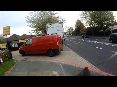 Cyclists, Beware of passing this vehicle on the inside!