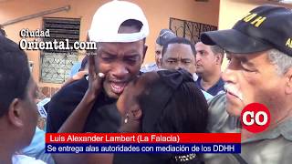 La Falacia se entrega a las Autoridades con mediación de los DDHH