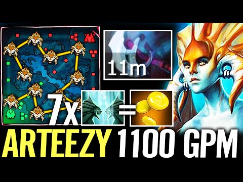 🔥 ARTEEZY WTF Fast Farm Like Turbo — 11min Manta + Power Tread 1100 GPM NAGA Carry Dota 2 Pro
