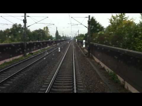 HD720cam - Führerstandsmitfahrt - Rastatt - Baden Baden SFS - Offenburg