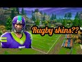 New Rugby skins - Fortnite battle royale live gameplay
