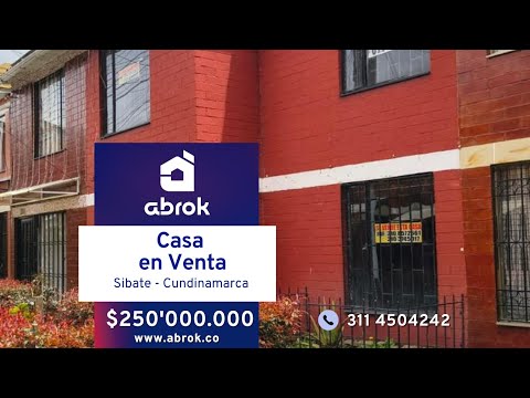 CASA VENTA SIBATE CUNDINAMARCA - INMOBILIARIA SOACHA BOGOTÁ - ABROK 