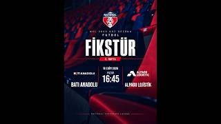BATI ANADOLU - ALPAGU LOJİSTİK | NCL Futbol | 18.10.2026 16:45