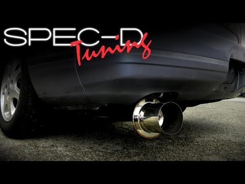SPECDTUNING INSTALLATION VIDEO: 1989 - 1994 NISSAN 240SX S13 CAT-BACK EXHAUST