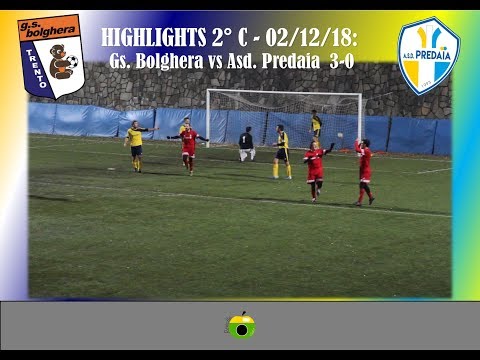 HIGHLIGHTS PARZIALI: Gs. Bolghera vs Asd. Predaia 3-0