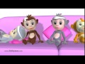 Детские песенки на английском языке: Five Little Monkeys Jumping on the Bed ...