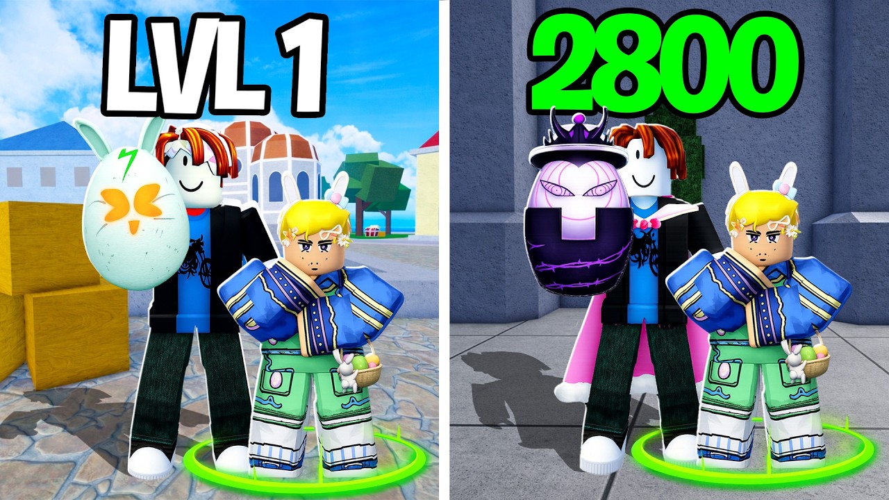 Noob To Max Using Easter Shop Dealer In Blox Fruits