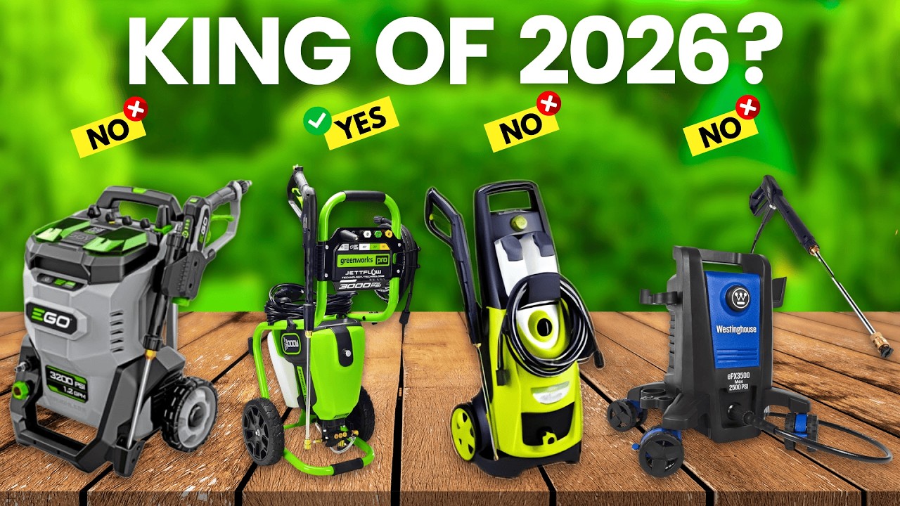 6 Best Electric Pressure Washer 2026