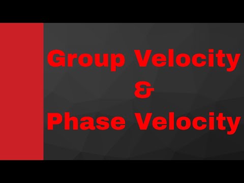 Group velocity and phase velocity in Rectangular waveguide Engineering Funda Microwave Engineering