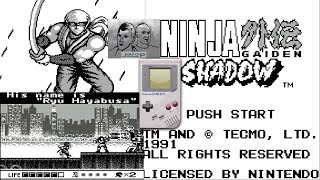 Ninja Gaiden Shadow Game Boy - C&M Playthrough