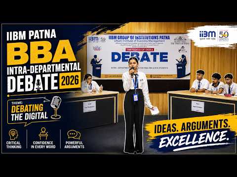 BBA Intra-Departmental Debate 2026 | Debating The Digital | Ideas. Arguments. Excellence.